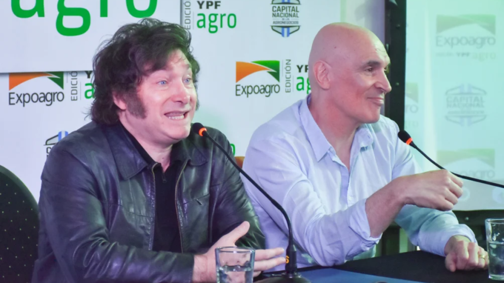 Javier Milei habla en vivo desde la Expoagro 2025 en San Nicolás