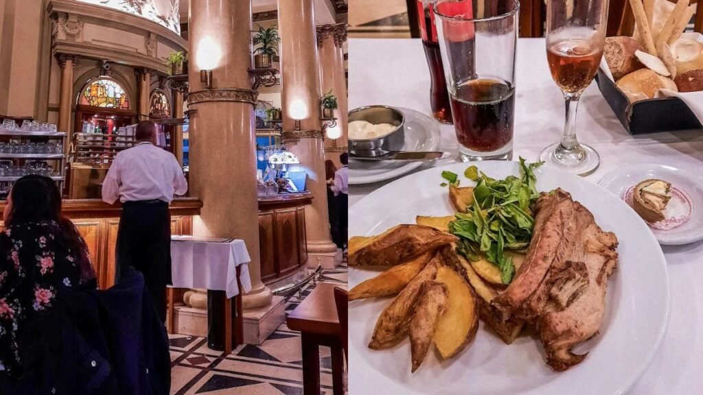 Fue a Las Violetas, pidió un menú ejecutivo y mostró cuánto gastó