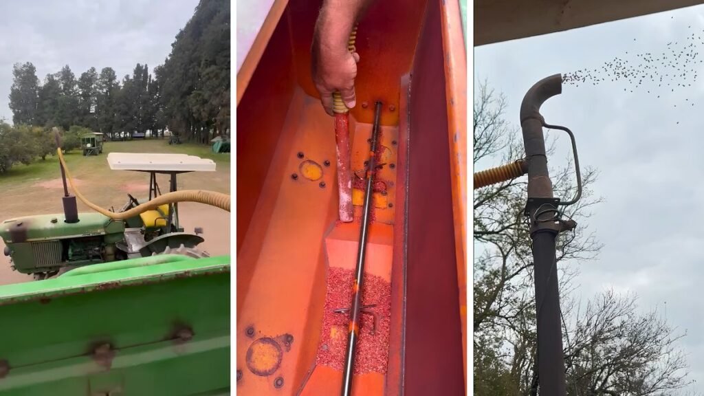 “Anda de diez”: el ingenioso sistema que creó un productor para aspirar semillas de la sembradora